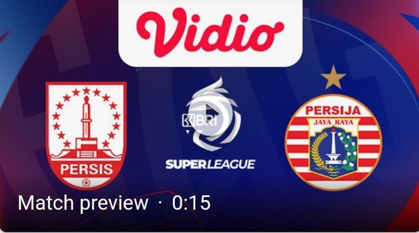 Ilustrasi pertandingan Persis Solo melawan Persija Jakarta.