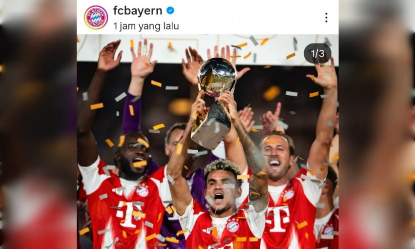 Bayern Muenchen juarai Piala Super Jerman. (Instagram @bayern muenchen)