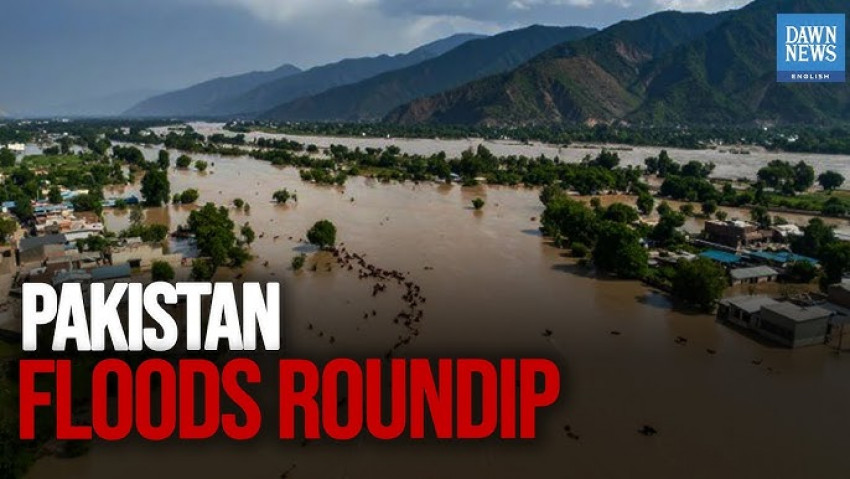 Banjir yang meluas dan menewaskan ratusan orang di Pakistan (Foto: Youtube)