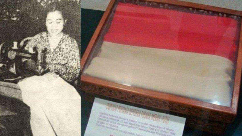 Fatmawati, penjahit Bendera Indonesia Pertama. (Google/tribunnews.com)