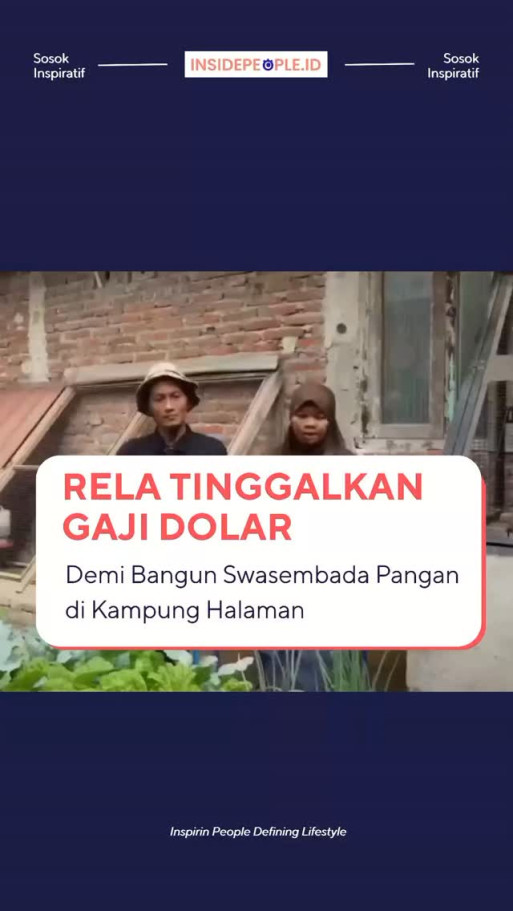 Rela Tinggalkan Gaji Dolar Demi Membangun Swasembada Pangan di Kampung Halaman