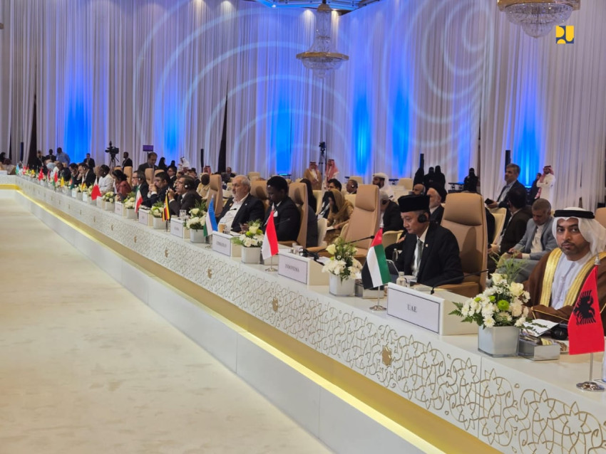 Menteri Dody Hanggodo saat menghadiri The 5th Islamic Conference of Ministers Responsible for Water di Jeddah, Arab Saudi.