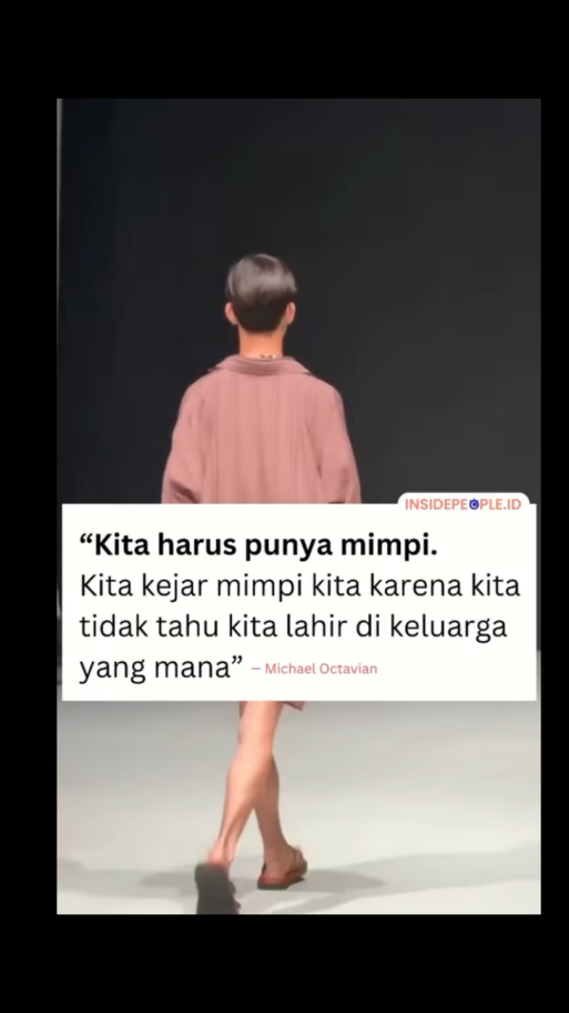 Manusia Silver Yang Melangkah Dari Jalana Ke Catwalk