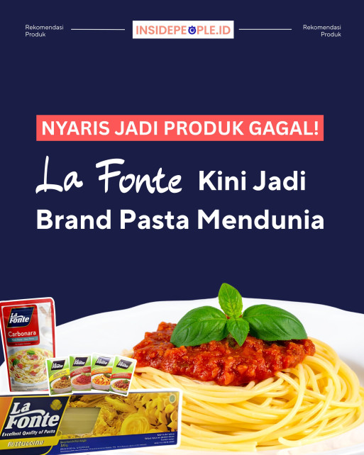 La Fonte kini Jadi Brand Pasta Mendunia
