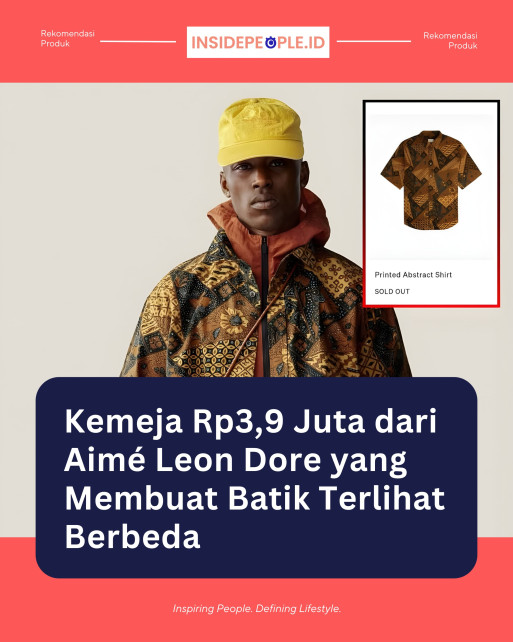 Kemeja Rp3,9 Juta dari Aimé Leon Dore yang Membuat Batik Terlihat Berbeda