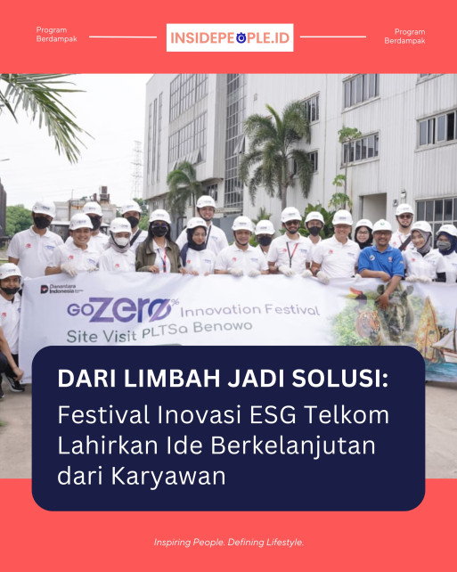 Dari Limbah Jadi Solusi : Festival Inovasi ESG Telkom Lahirkan Ide Berkelanjutan Dari Karyawan 